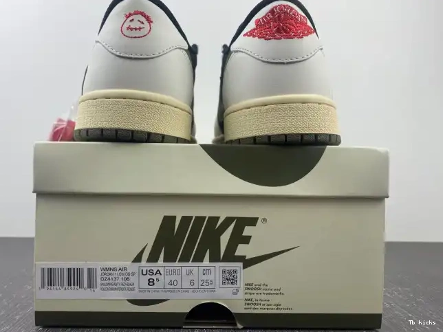 Reps TBK Travis Air OG DZ4137-106 x 1 Olive WMNS Low Scott Jordan 0606